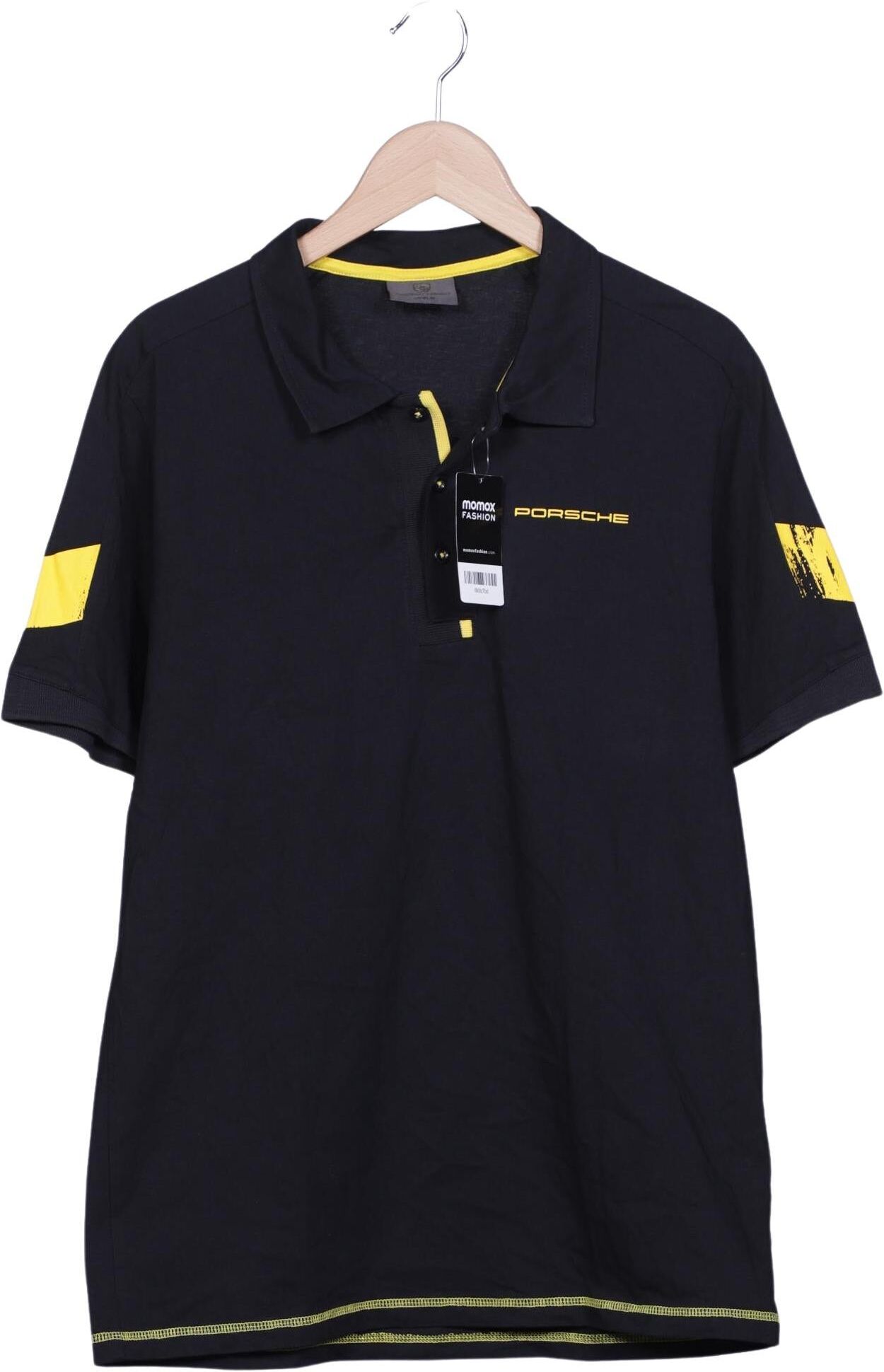 Porsche Design Herren Poloshirt, Mehrfarbig, Gr. L, Baumwolle - Second Hand
