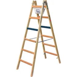 Iller Breitsprossen Stehleiter Professional ERGO 2x4 Sprossen