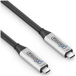 Purelink Serie - USB 3.2 Gen 2x1 Aktives Glasfaser Kabel USB-C 5.00m (5 m, USB 3.2 Gen 1, 4.50 W), USB Kabel