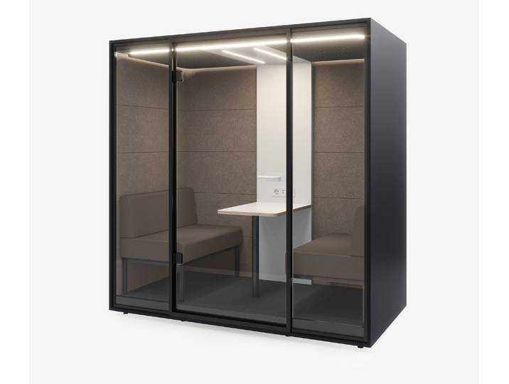 Meetingbox Quattro Anthrazit Weiß Kaffee Kaffee Standard Schwarz