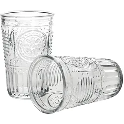 2er Set Romantic Longdrink-Glas klar 340ml