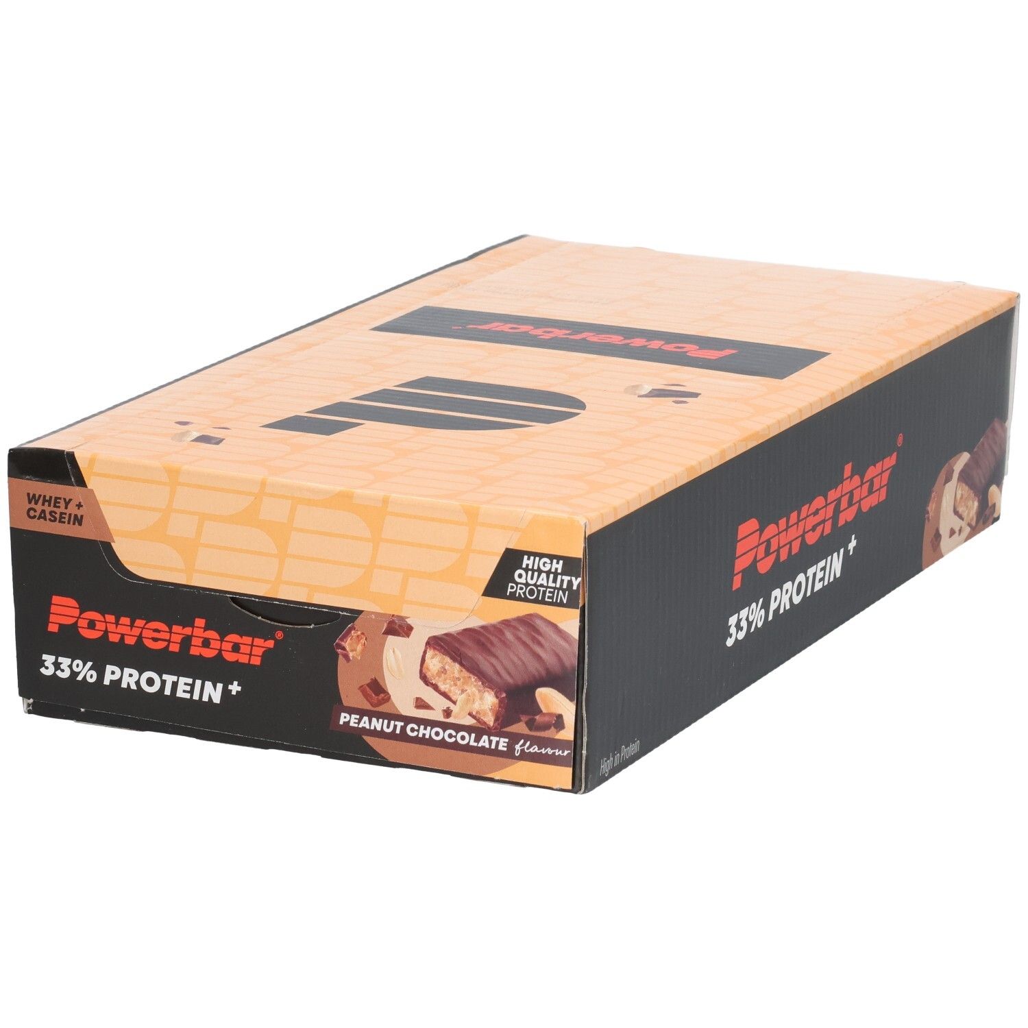 33% Protein+ Chocolate-Peanut 10x90 g Riegel