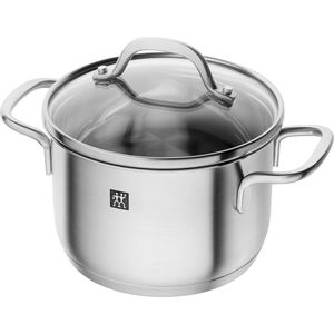 Zwilling Kochtopf Pico, 1,3 Liter, induktionsgeeignet, aus Edelstahl, 14 x 15 cm (ØxH)
