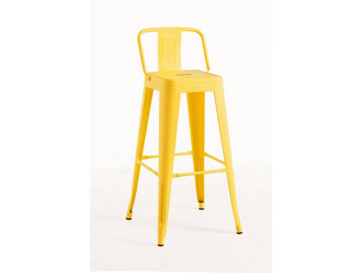 2er Set Torix Hocker mit Rückenlehne 100 cm - Quartz Gelb