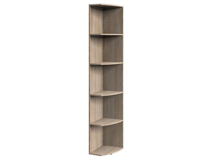 Xora Abschlussregal, Eiche, 4 Fächer, 30x185x38 cm, BQ - Bündnis für Qualität, Made in Germany, DIN EN ISO 9001, Beimöbel erhältlich, in verschiedenen Holzdekoren erhältlich, Wohnzimmer, Regale, Bücherregale