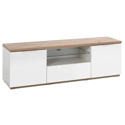 Composad TV-Lowboard Mundi Dekor Weiß / Hochglanz