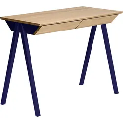 Vogel Schreibtisch klein marineblaue Beine