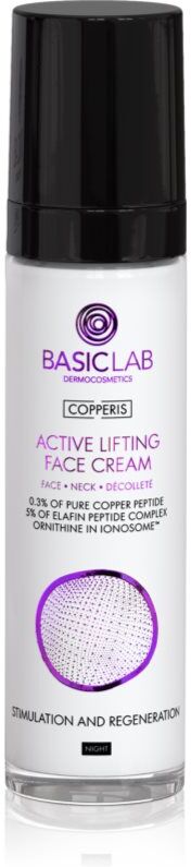 BasicLab Dermocosmetics Copperis Aktiv løftende creme Nat 50 ml