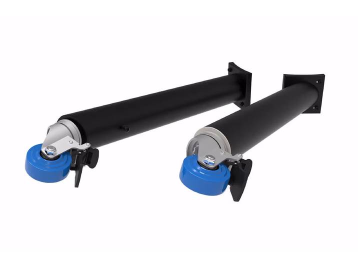 Broil King Pellet Rollenset – Grill Ablage/Grill Rollwagen/Grill Erweiterung – schwarz
