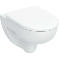 Geberit Renova Set Wand-WC Tiefspüler, Rimfree, mit WC-Sitz, weiß, 500.801.00.1