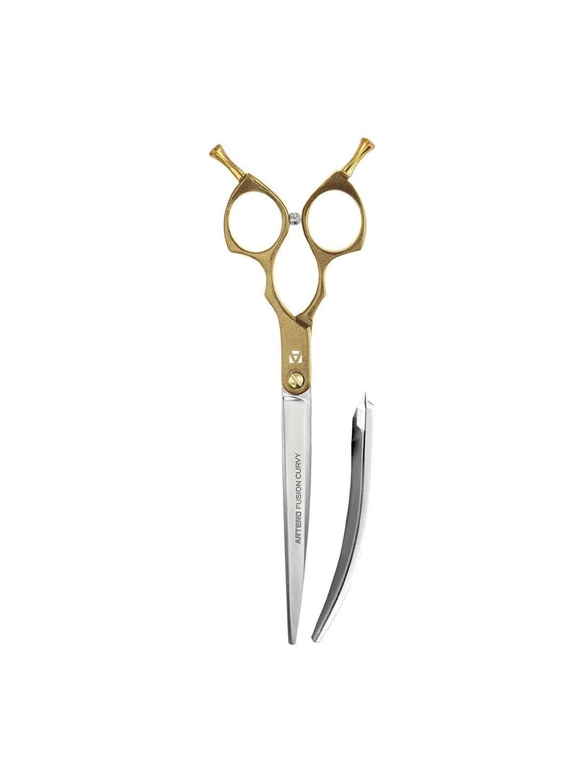 ARTERO Scissors FUSION CURVY GOLD 7"