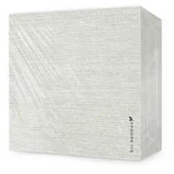 Bio Bamboo® – Einwegserviette, 40 x 40 cm, extrem weich, kompostierbar, Bambusviskose, 600 Stück, hellgrau
