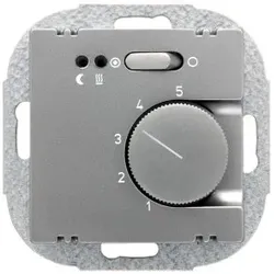 Siemens 5TC9774-5PM00 DELTA style Raumtemperaturregler für Fußbodenheizung, platinmetallic 5TC97745PM00