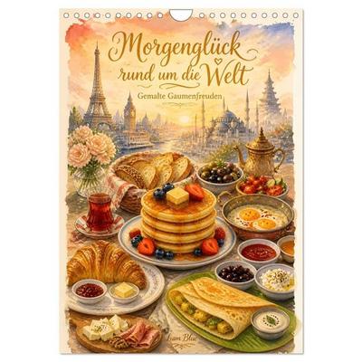 Morgenglück rund um die Welt - Gemalte Gaumenfreuden (Wandkalender 2027 DIN A4 hoch), CALVENDO Monatskalender