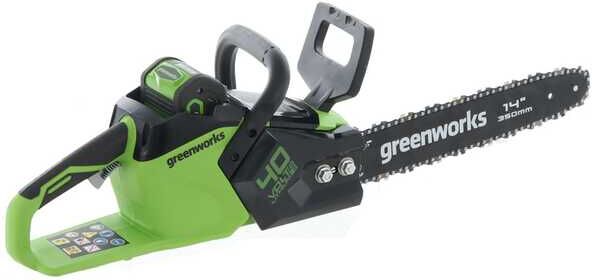Greenworks GD40CS15 - Tronçonneuse à batterie 40 V - Guide de 35 cm