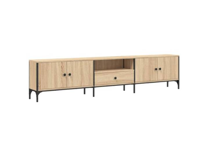 Makastle TV-Schrank Sonoma-Eiche 200x25x44 cm Holzwerkstoff