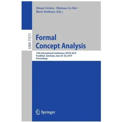 Formal Concept Analysis, Fachbücher von Diana Cristea, Baris Sertkaya, Florence Le Ber