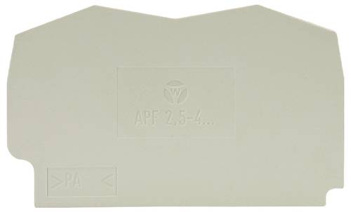 Wieland Electric 07.312.2153.0 Abschlussplatte Grau 10St.