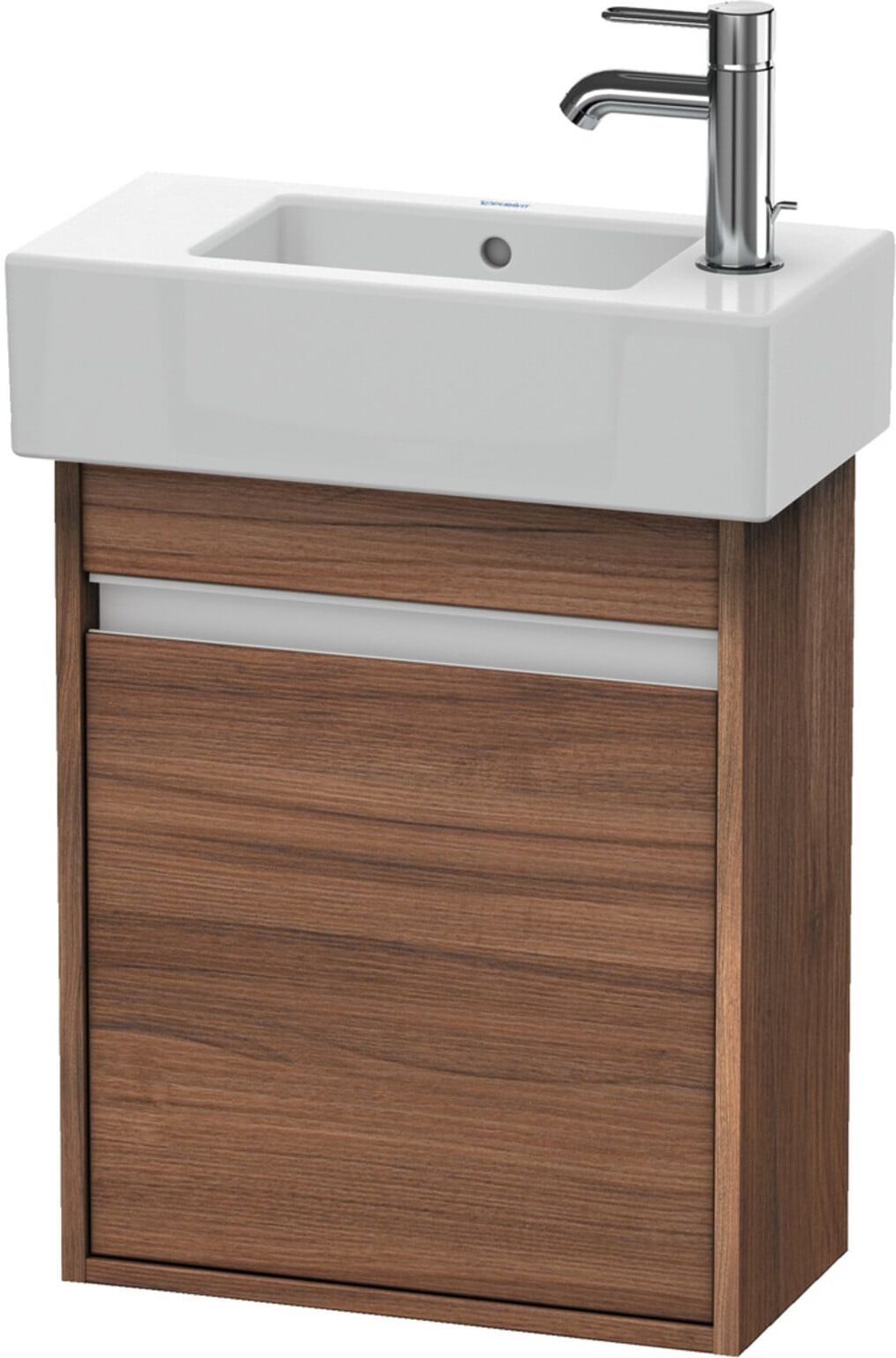 Duravit Waschtischunterschrank Ketho 45x22,5x55cm, wandhängend, T re, Nussb natur (KT6629R7979)