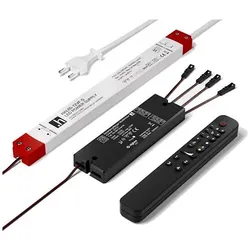 Halemeier, Lichtschalter + Storenschalter, 4-Kanal Funkschalter/Dimmer S-Mitter MultiWhite2 Smart Set