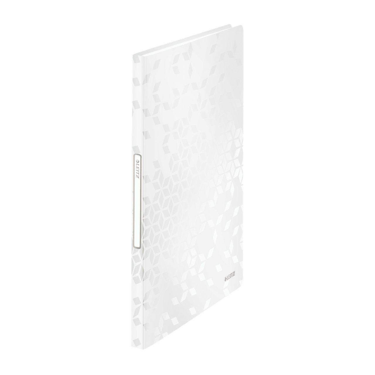 LEITZ WOW Sichtbuch DIN A4, 40 Hüllen weiß-metallic