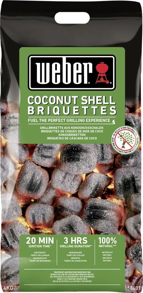 Weber Kokosnuss Briketts - 4 kg