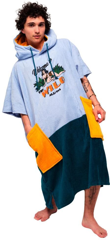 All-In  - V-Poncho Beach Crew Wild - Poncho de bain