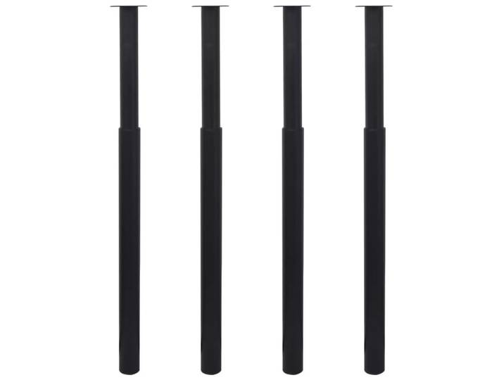 VidaXL - Tischbein eisen, One Size, Schwarz