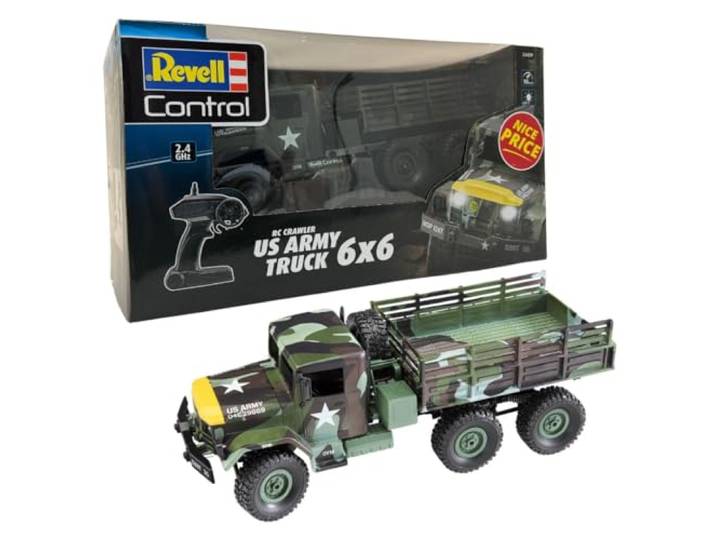 Revell Control 24439 RC Crawler US Army Truck Army Truck Army, op afstand bestuurbare auto, camouflage