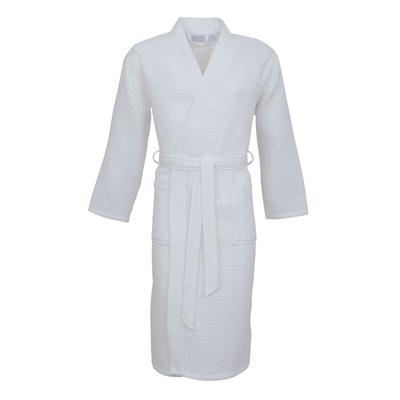 Unisex-Bademantel CARL ROSS "25100" Gr. S, weiß, S, Baumwolle, Hausmäntel, Waffelpique