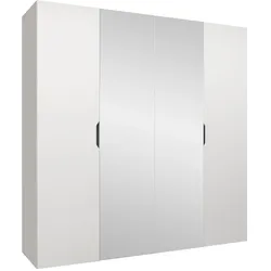 DREHTÜRENSCHRANK Malaga 200 mit Frontspiegel