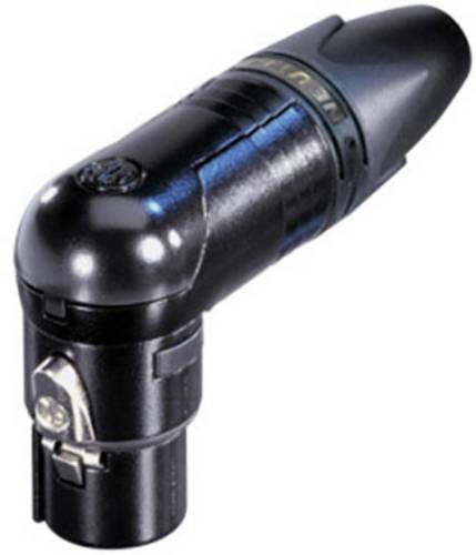 Neutrik NC10FRX-14-B XLR-Steckverbinder Kupplung, gewinkelt Polzahl: 10 Schwarz 1St.