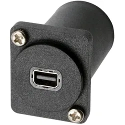 Exsys D-Typ Adapter Mini DP BU - DP BU (DisplayPort), Video Adapter, Schwarz