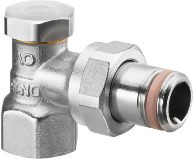 Oventrop Raccord radiateur Combi 2 DN 15, angle, MS nickelé, auto-étanche (1091052)
