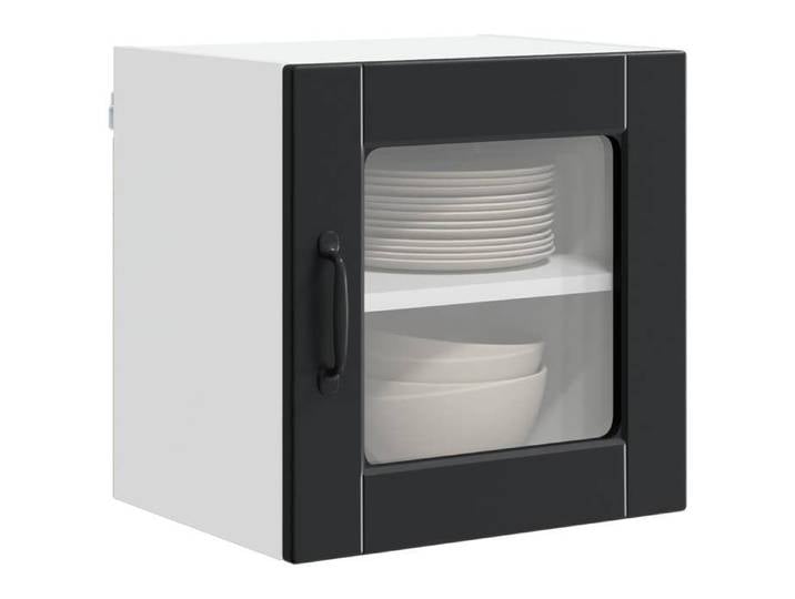 BEAU Noir Armoire de cuisine - ZENCORE - Placard bas de cuisine - Noir 40x31x40cm - bois d'ingénierie LH44606