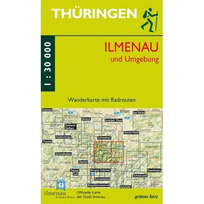 Wanderkarte Ilmenau, Sonstige von , Grünes Herz, 978-3-86636-336-6