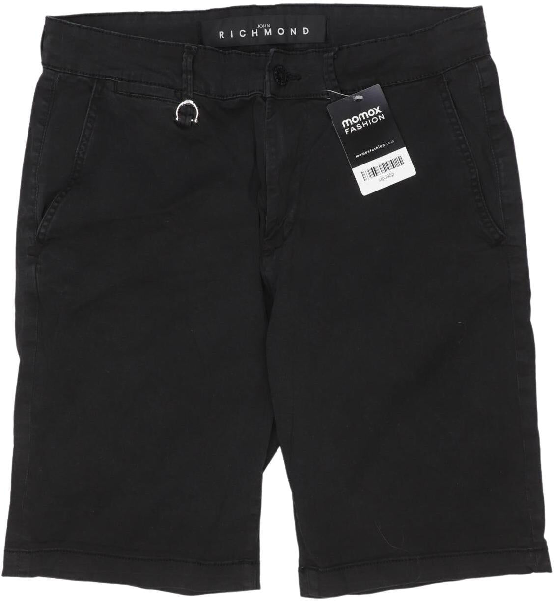 John Richmond Damen Shorts, Schwarz, Gr. EU 46, Baumwolle / Elasthan - Second Hand