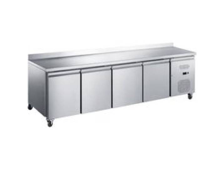 Desserte réfrigérée négative centrale - 2230 mm - 553 L - -18/-22°C - Inox 4 portes