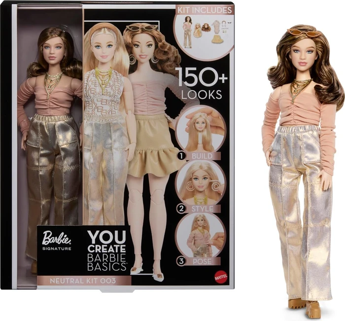 Barbie Signature You Create Barbie Basics Neutral kit 003