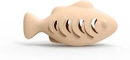 Inspired Living FishFin Treat Hunt Cat Puzzle Toy bisque