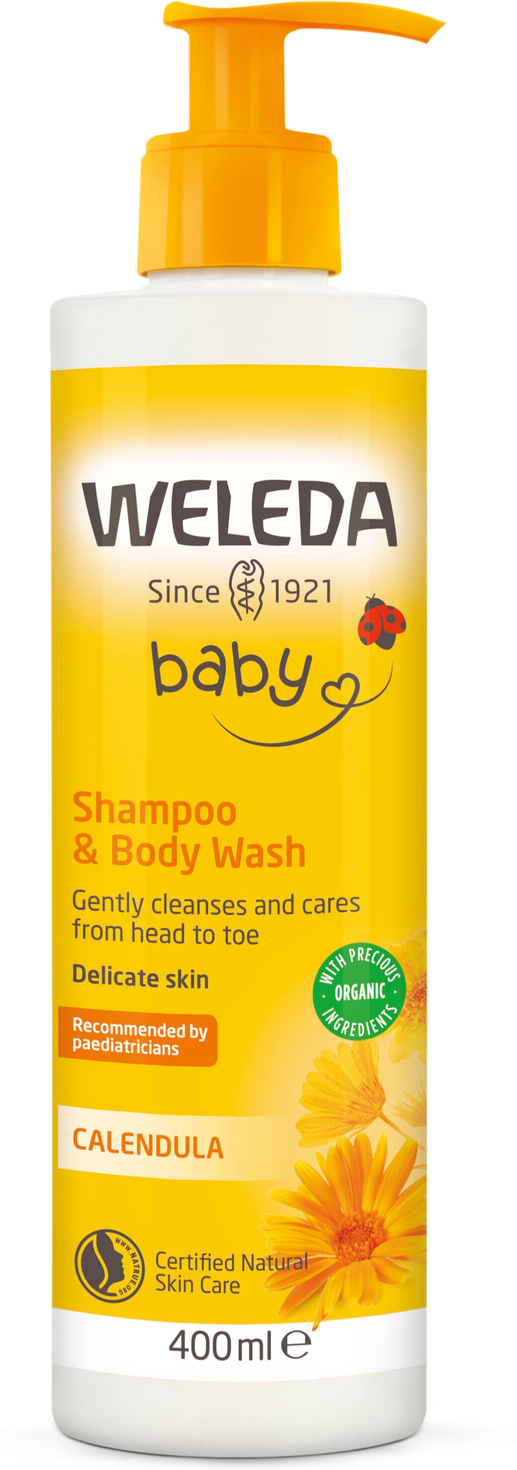 Weleda Calendula Shampoo & Body Wash 400 ml