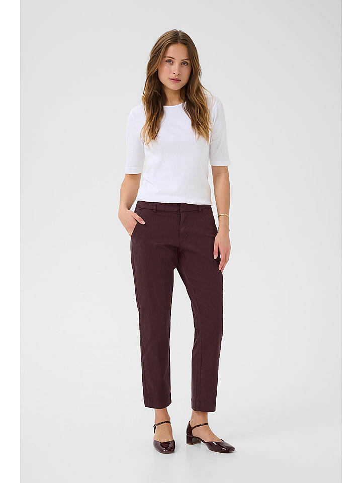Kaffe Hose "Mette" in Braun - 46