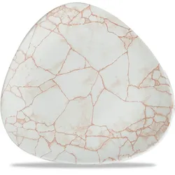 Churchill Studio Prints Kintsugi Coral Teller Flach Dreieckig 19,2cm