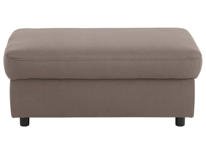 Polsterhocker GOODPRODUCT Mauritius , grau (stahlgrau), B:101cm H:42cm T:67cm, Struktur fein (100% Polyester);Luxus-Microfaser Lederoptik (100% Polyester);Soft clean (98% Polyester, 2% Polyamid), Hocker, Polsterhocker, passend zur Mauritius -Serie, auch mit Soft clean -Bezug