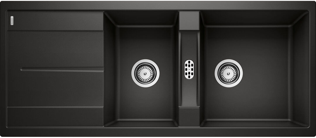 Blanco Metra 1.5 Bowl Inset Kitchen Sink Black 116mm L