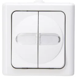 Kopp 560502004, Schalter + Taster, Weiss
