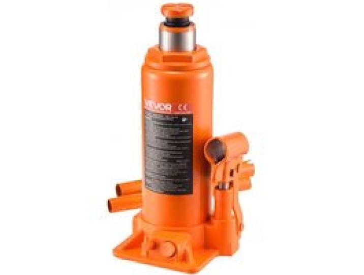 VEVOR Cric Bouteille Hydraulique Grande Capacité 10 T, Cric de Levage pour Voiture Plage de Levage 235-470 mm, pour Entretien Réparation Automobile et Équipement Agricole, Atelier Garage, Orange