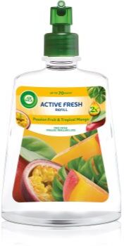 Air Wick Active Fresh Passion Fruit & Tropical Mango ambientador recarga 228 ml. Active Fresh Passion Fruit & Tropical Mango