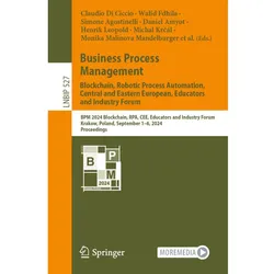 Business Process Management: Blockchain, Robotic Process Automation, Central and Eastern European, E, Fachbücher