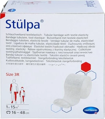 Stülpa Rolle 3R 8 cmx15 m Fuß/Arm/K.Kopf 1 St Verband